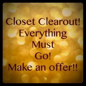 Closet clear out!